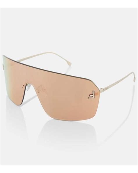 fendi shield sunglasses replica|Fendi First Crystal .